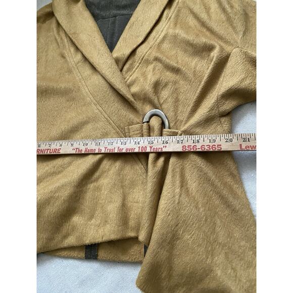 Design Todays Jacket & Skirt Set Womens XL Yellow/Brown Cottage Core US 2pc Suit - Picture 7 of 16